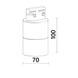 Світильник трековий REMILUM RL220-FOKUS-10W-4K-WH білий 307009 фото 3