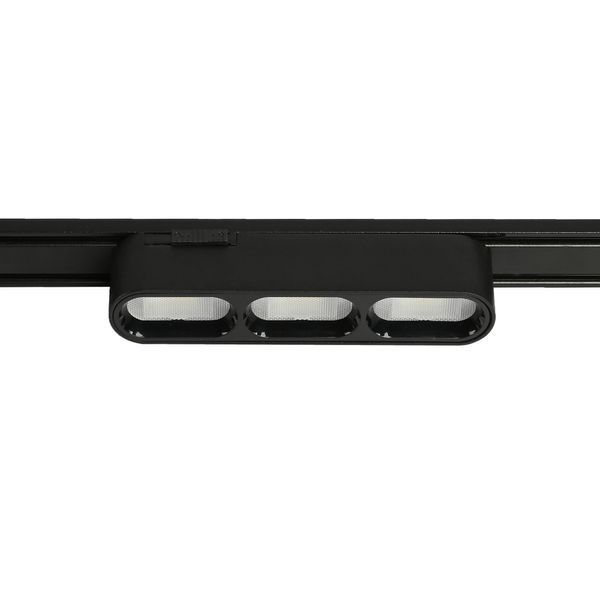 Магнітний трековий світильник VIDEX LD13B 5.5W 4000K 48V Black 308002 фото