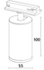 Світильник трековий REMILUM RL220-SPOT01-GU10-WH білий 307003 фото 5