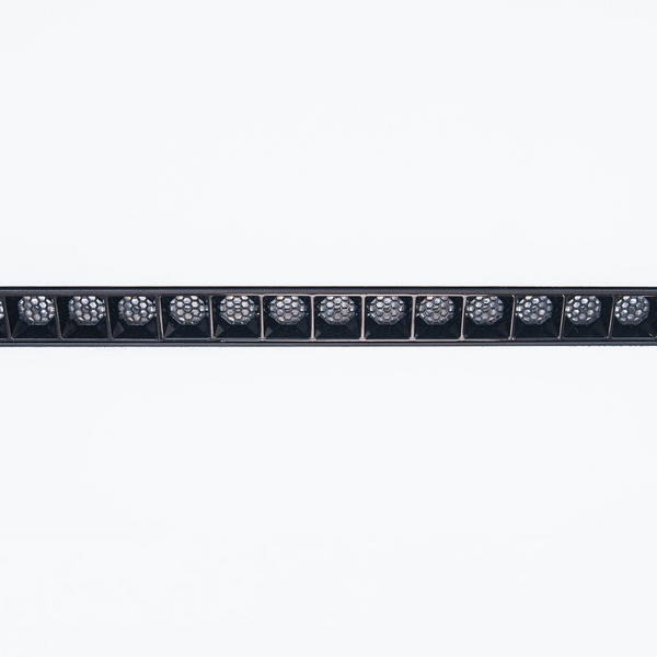 Магнітний трековий світильник REMILUM GRILL 18W 4000K 48V чорний 309004 фото