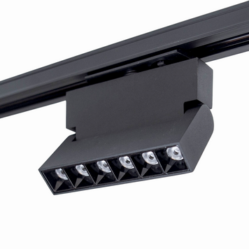 Світильник трековий REMILUM RL220-FGRILL-6W-4K-BK чорний 307014 фото